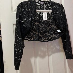 NWT Sexy Black Lacey Shrug / Bolero